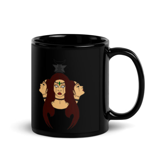 Black Glossy Hecate Mug