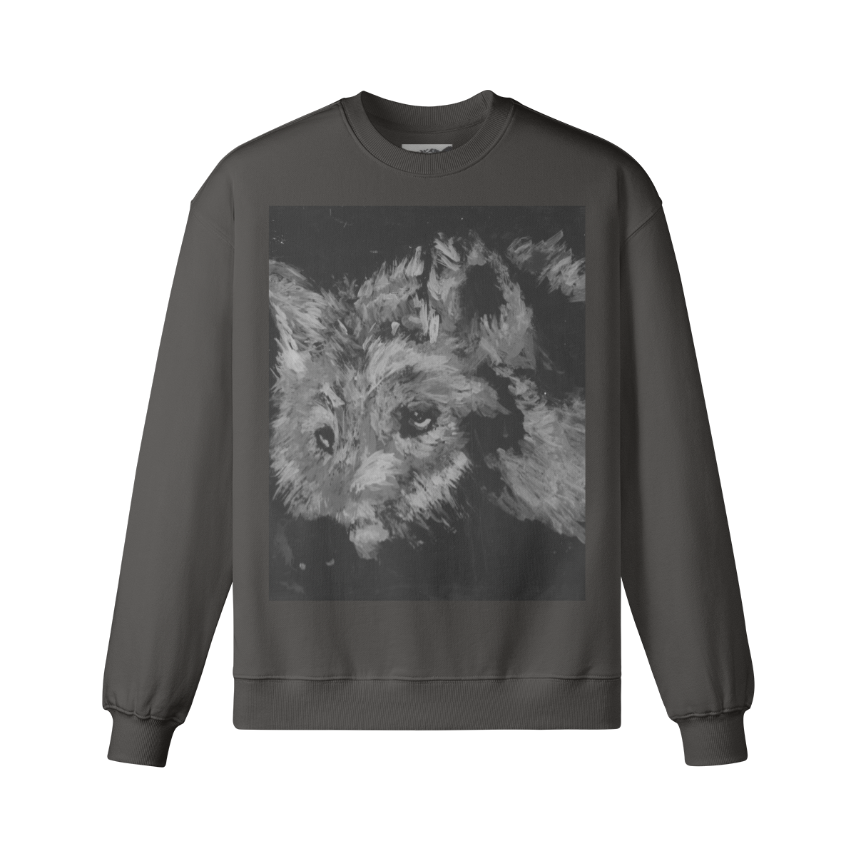 370GSM Unisex Heavyweight Oversized Wolf Sweatshirt