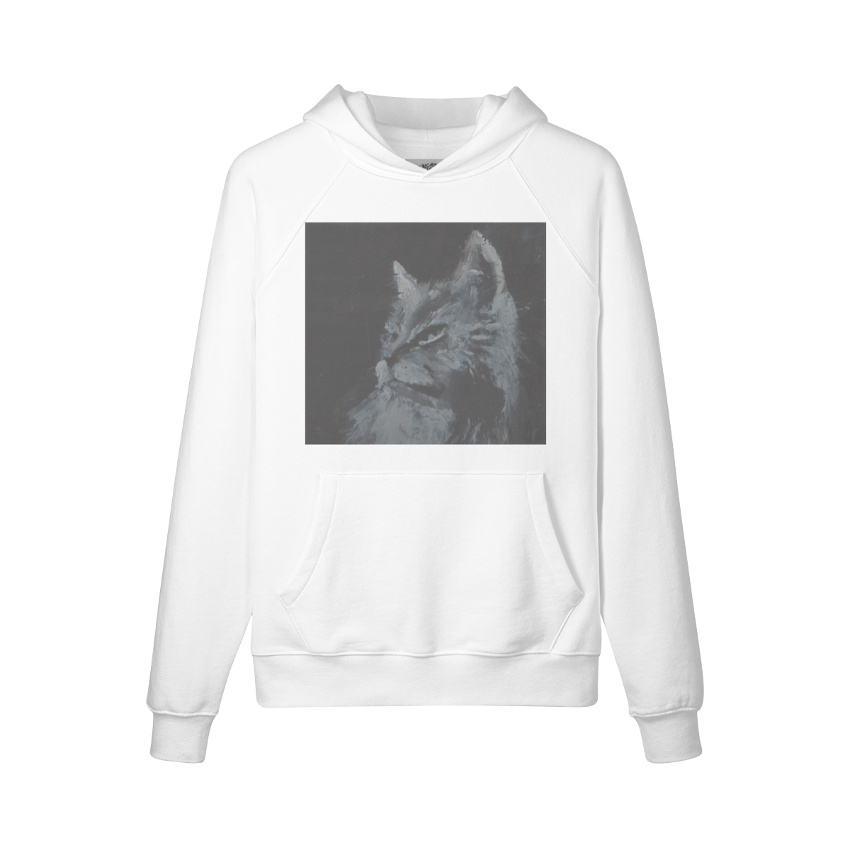 380GSM Unisex Fleece-lined cat Hoodie