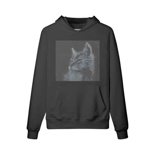 380GSM Unisex Fleece-lined cat Hoodie