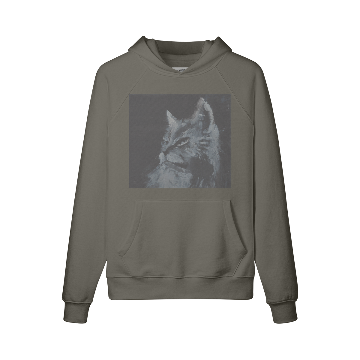 380GSM Unisex Fleece-lined cat Hoodie