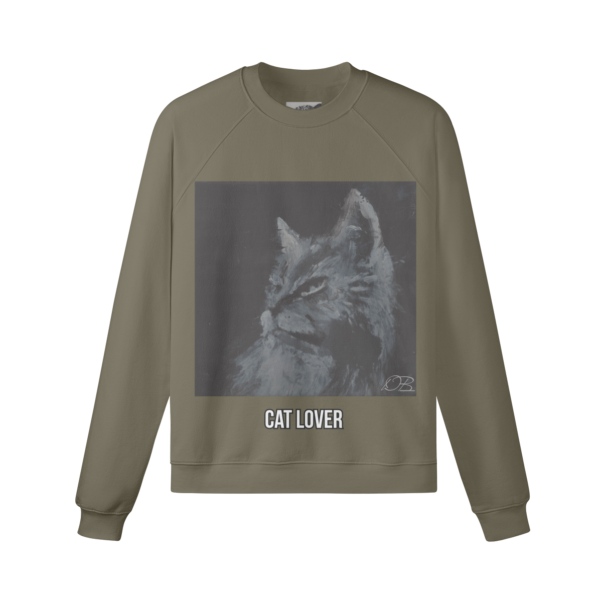 380G Unisex Heavyweight Fleece-lined cat Sweatshirts