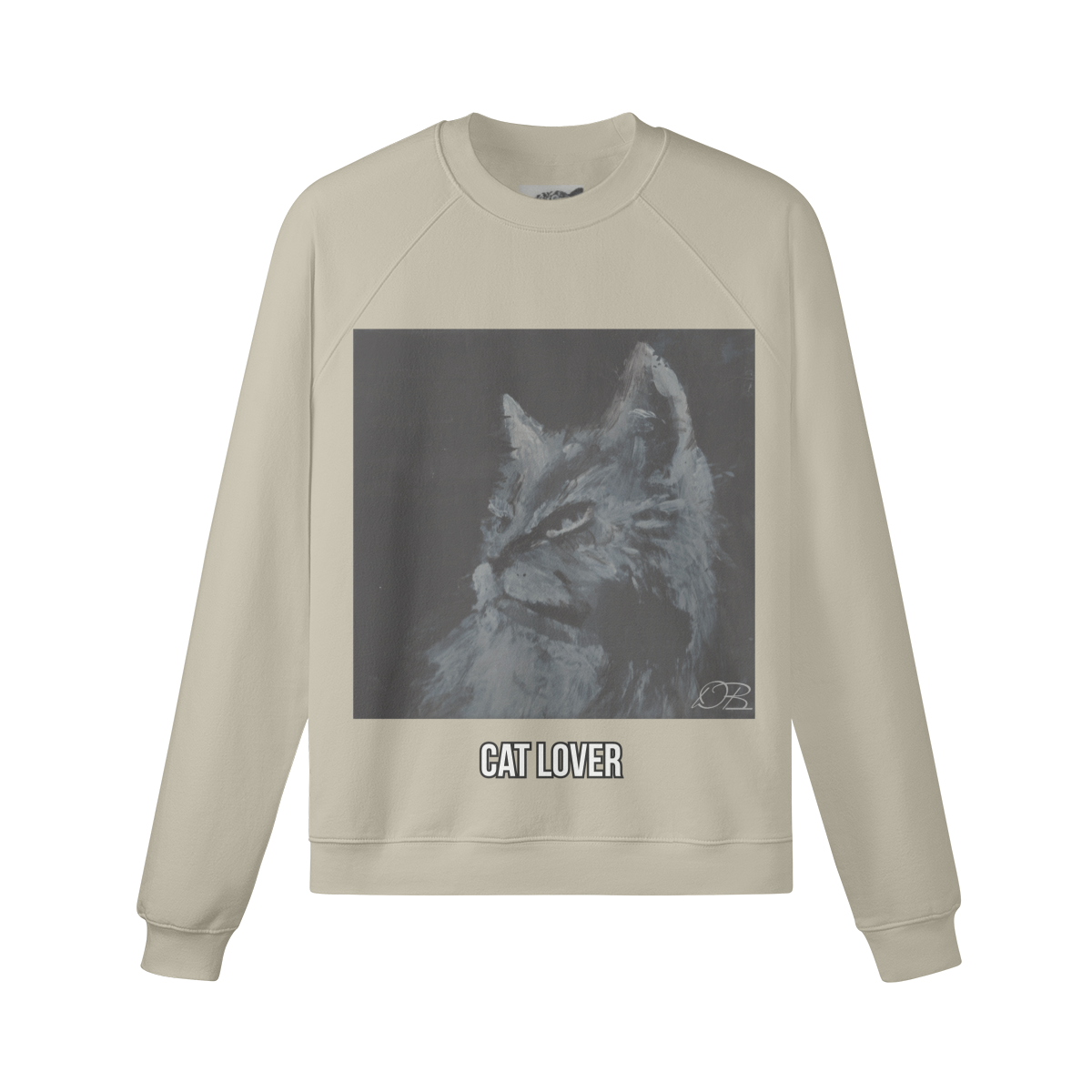 380G Unisex Heavyweight Fleece-lined cat Sweatshirts