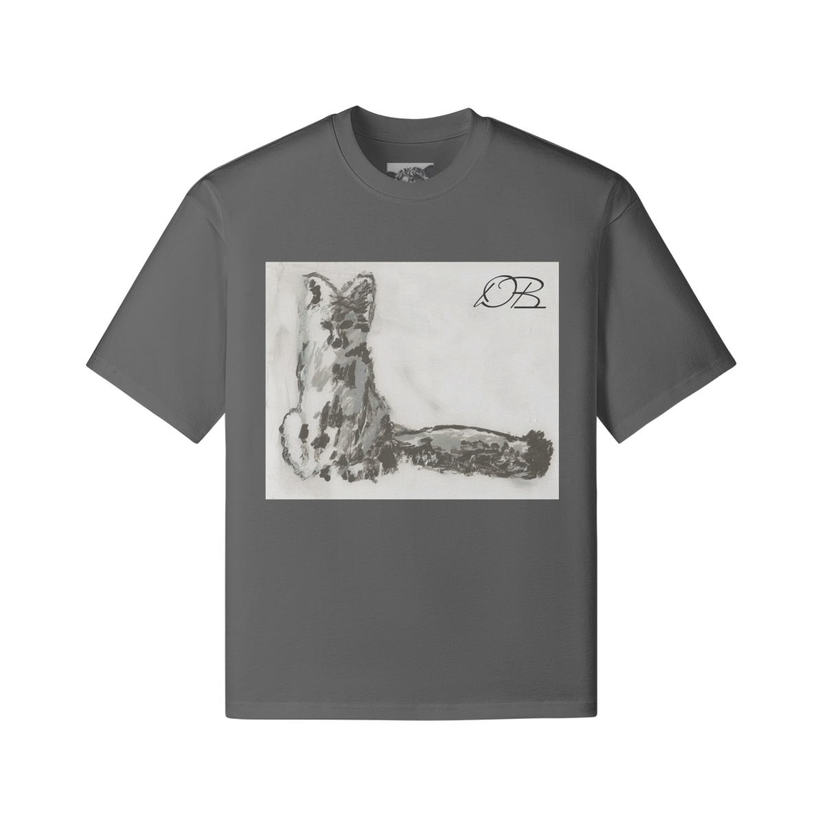 240GSM Unisex Boxy fox T-shirt