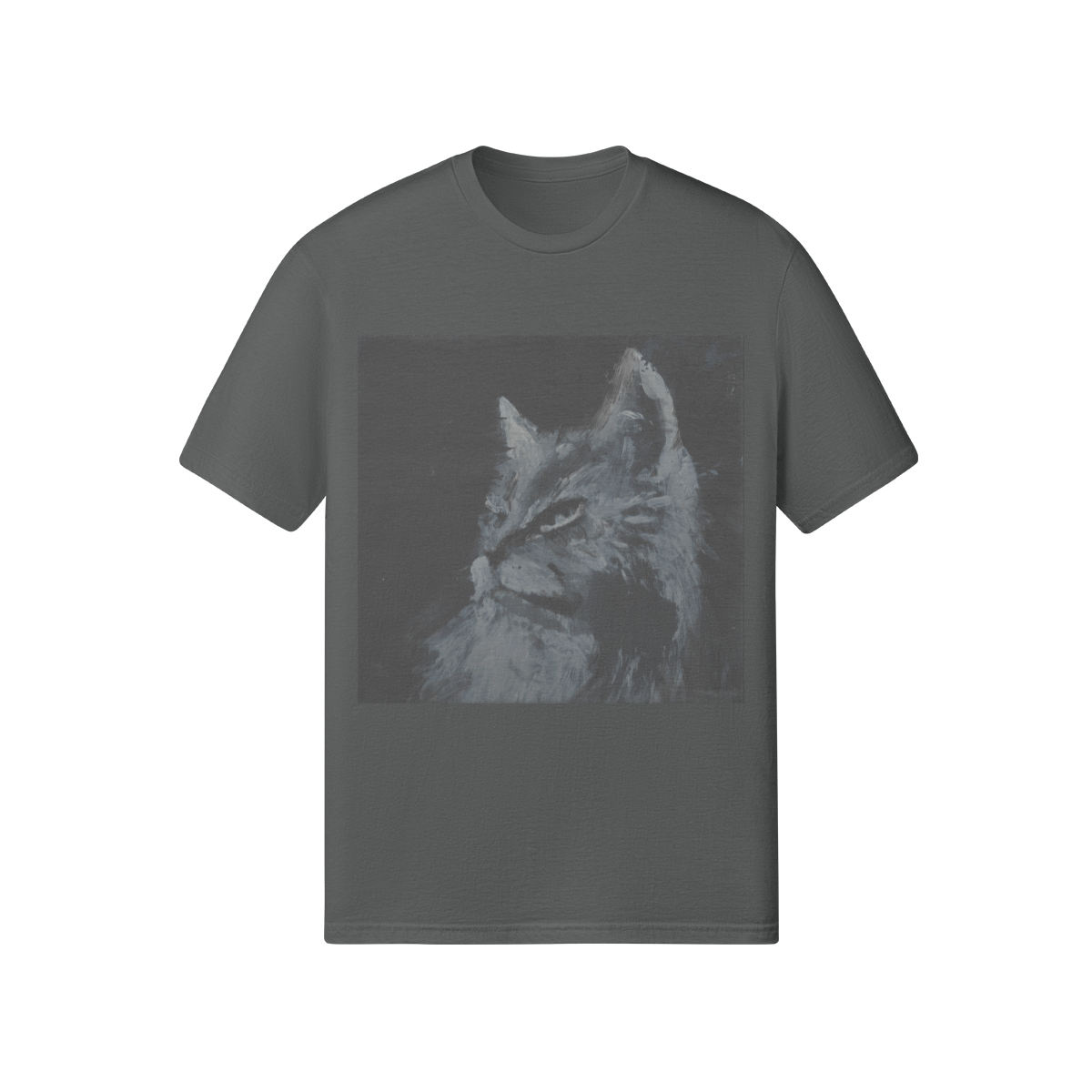 153GSM Unisex Classic Softstyle Cat T-shirt